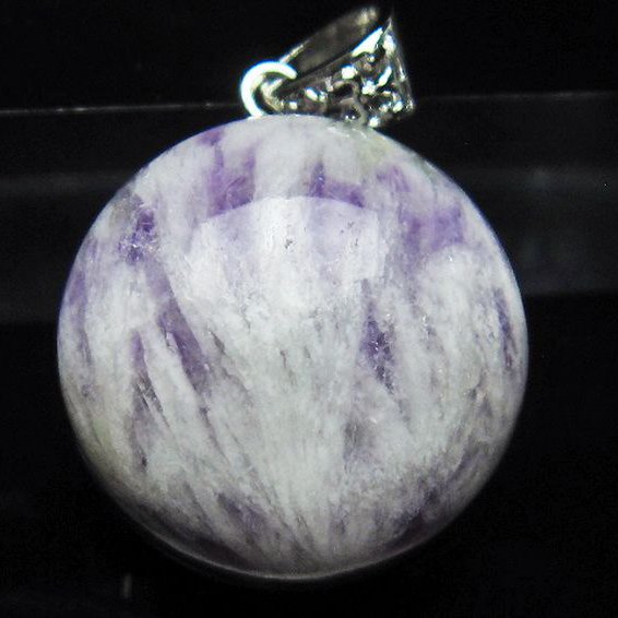 エンジェルフェザー フローライト ペンダント [T21-4642]