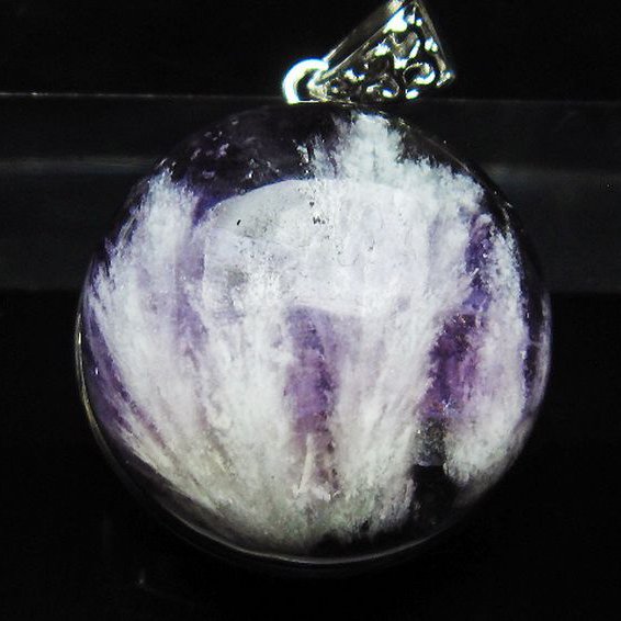 エンジェルフェザー フローライト ペンダント [T21-4645]