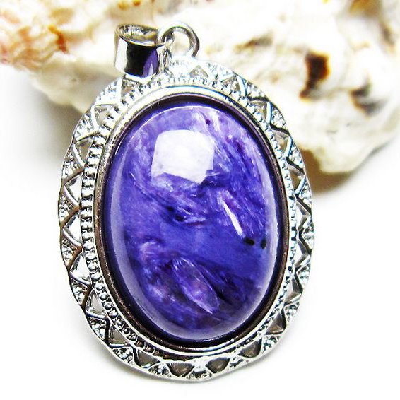 チャロアイト ペンダント [T210-2657]