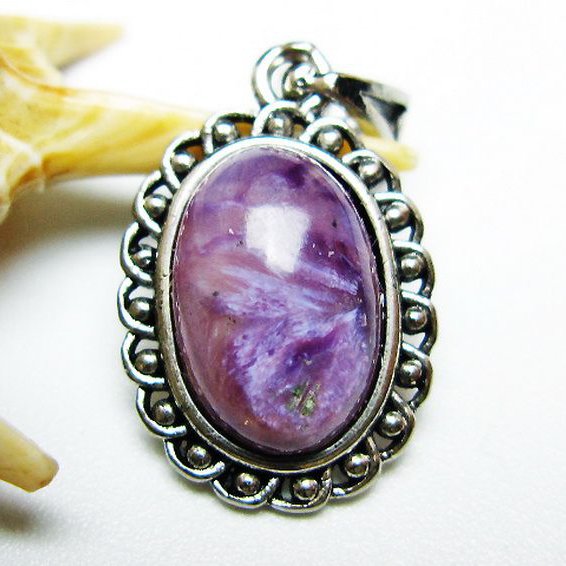 チャロアイト ペンダント [T210-2926]