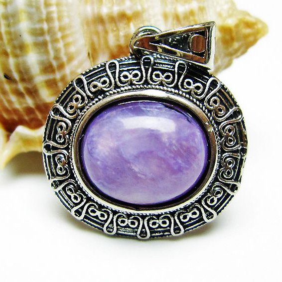 チャロアイト ペンダント [T210-2931]