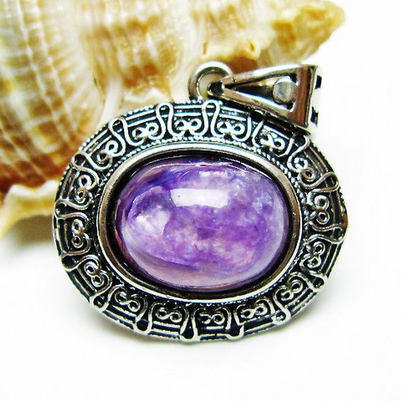 チャロアイト ペンダント [T210-2941]