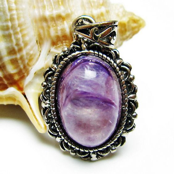 チャロアイト ペンダント [T210-2961]