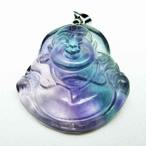 フローライト 布袋様 ペンダント [T211-5178]