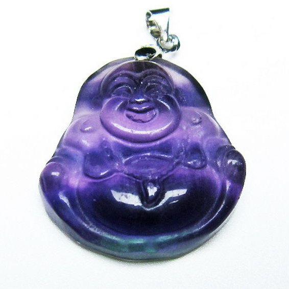 フローライト 布袋様 ペンダント [T211-5664]