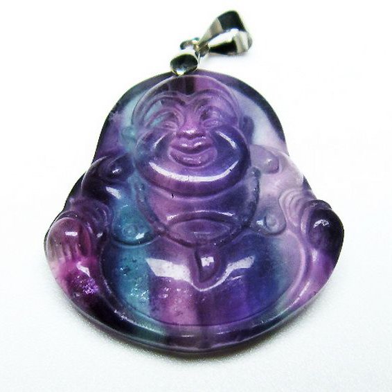 フローライト 布袋様 ペンダント [T211-5669]