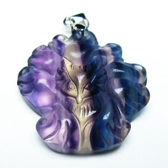 フローライト ペンダント [T211-5721]