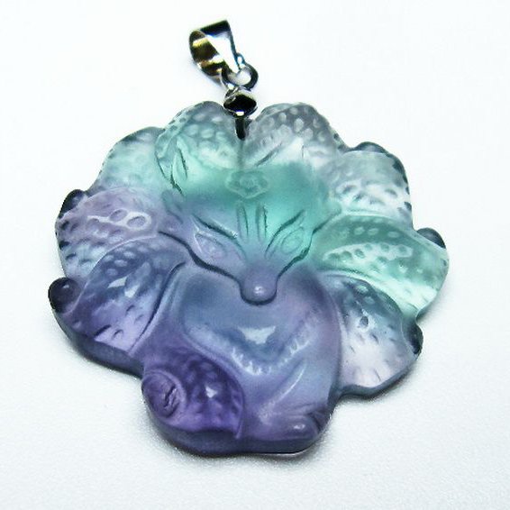 フローライト ペンダント [T211-5729]