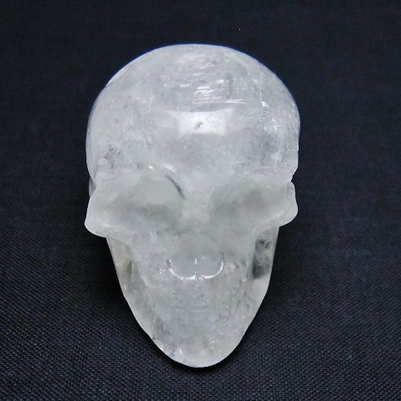 ヒマラヤ水晶 ドクロ[T215-3833]