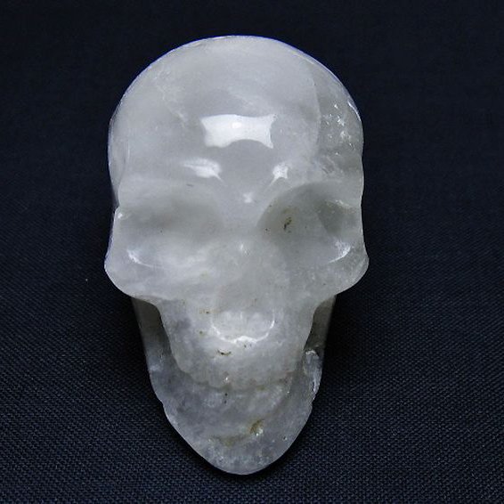 ヒマラヤ水晶 ドクロ[T215-3863]