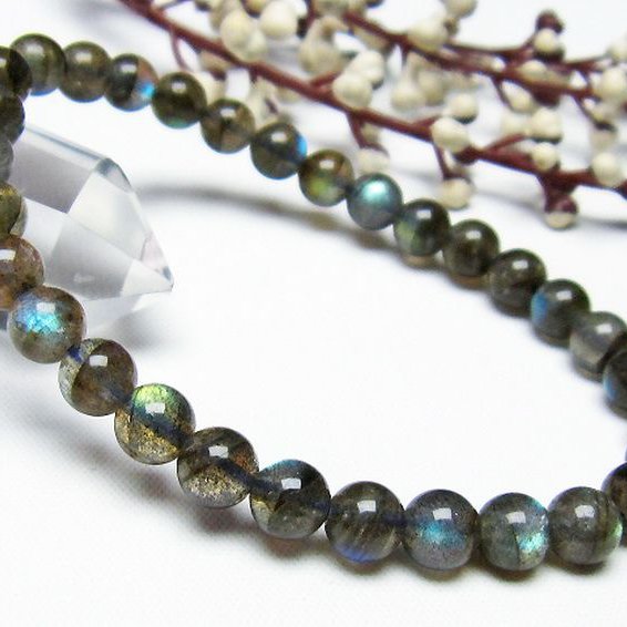 ラブラドライト ブレスレット 6mm [T219-5190]