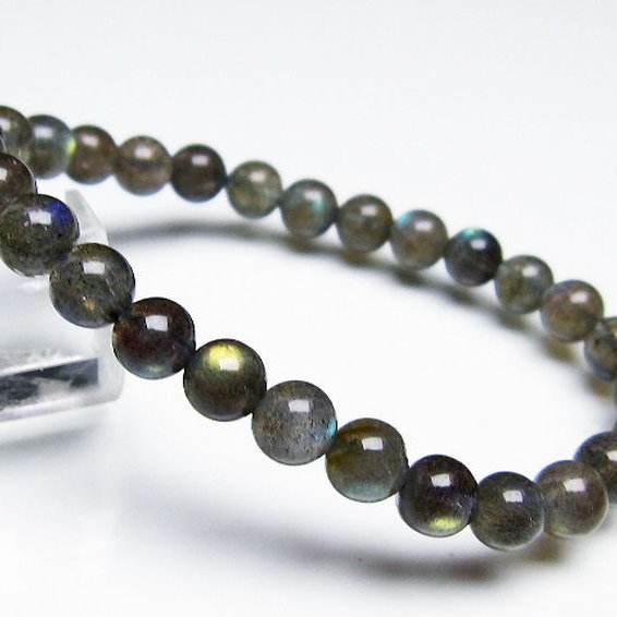 ラブラドライト ブレスレット 6mm [T219-5429]