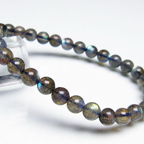 ラブラドライト ブレスレット 6mm [t219-5483]