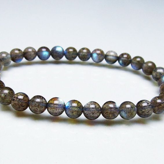 ラブラドライト ブレスレット 6mm [T219-5675]