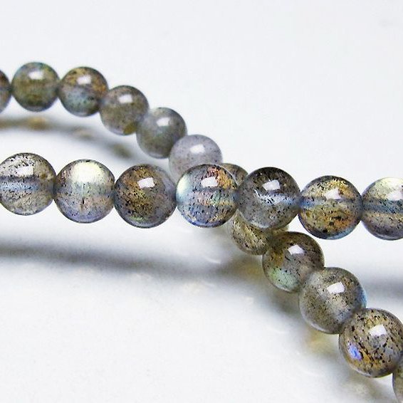 ラブラドライト ブレスレット 6mm [T219-5839]
