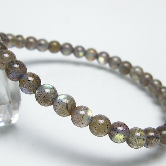 ラブラドライト ブレスレット 5mm [t219-6081]