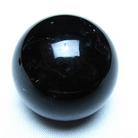 モリオン 純天然 黒水晶 丸玉 35mm [t220-10017]