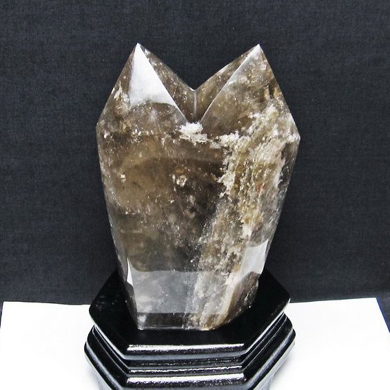 1.5Kg スーパーファントム水晶 ダブルポイント[T222-2237]