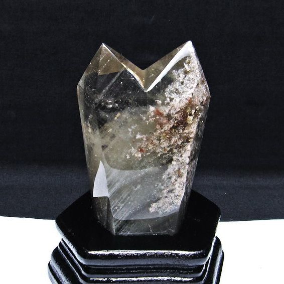 スーパーファントム水晶 ダブルポイント[T222-2256]