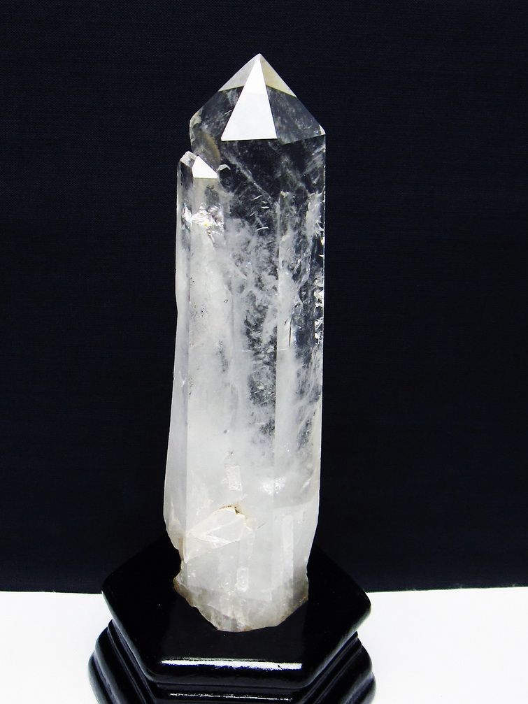 虹入り ヒマラヤ水晶 六角柱[T222-2507]