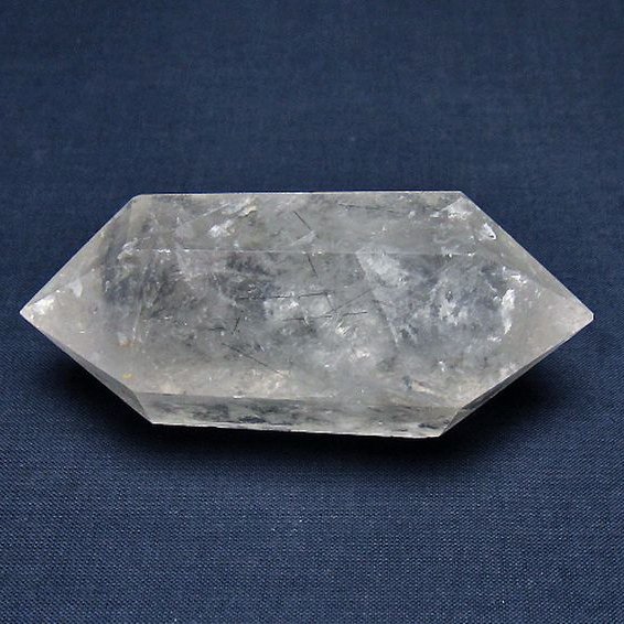 ルチル入り ヒマラヤ水晶ダブルポイント[T223-2950]