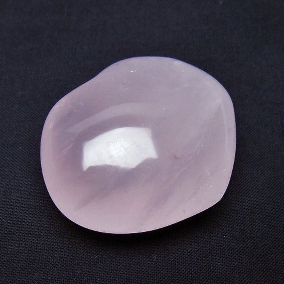 ローズクォーツハート 置物[T225-8554]