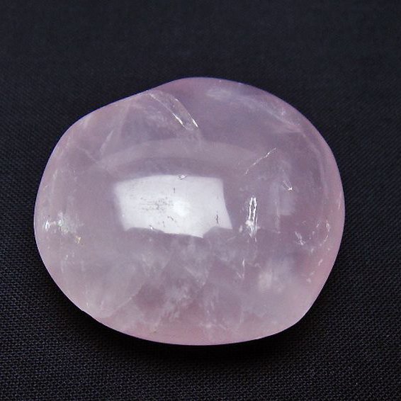 ローズクォーツハート 置物[T225-8561]