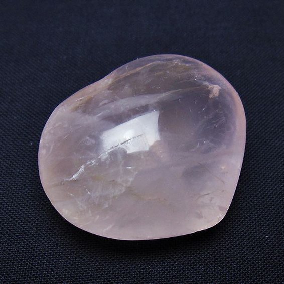 ローズクォーツハート 置物[T225-8572]