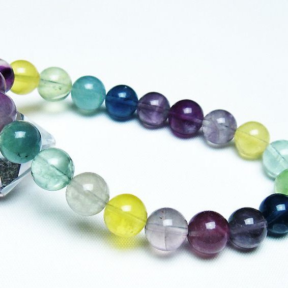 フローライト ブレスレット 10mm [t229-5109]