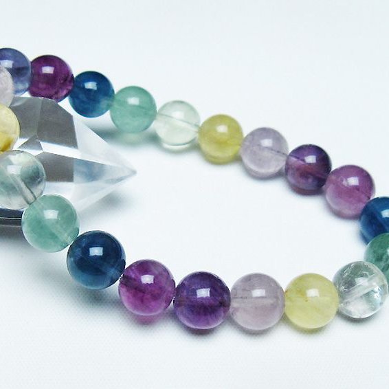 フローライト ブレスレット 9mm [t229-5248]