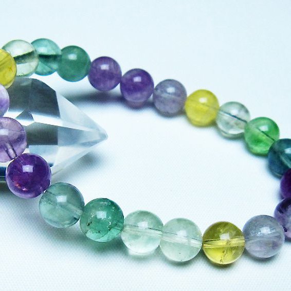 フローライト ブレスレット 9mm [t229-5321]