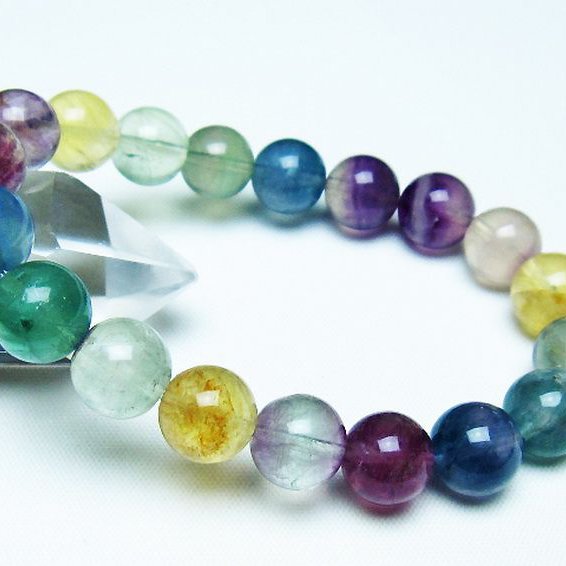 フローライト ブレスレット 10mm [t229-5339]