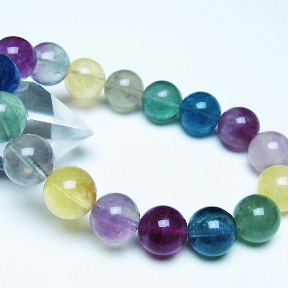 フローライト ブレスレット 12mm [t229-5355]