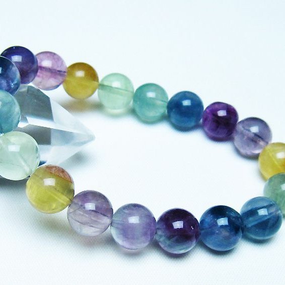 フローライト ブレスレット 10mm [t229-5395]