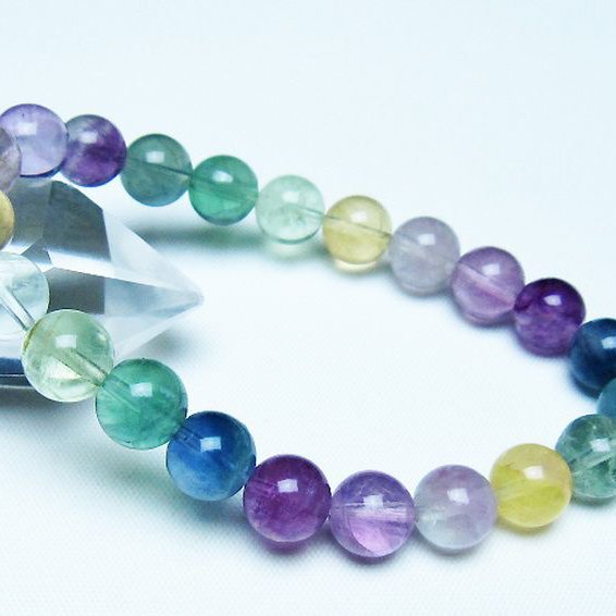 フローライト ブレスレット 9mm [t229-5442]