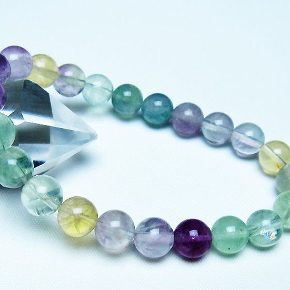 フローライト ブレスレット 8mm [t229-5470]