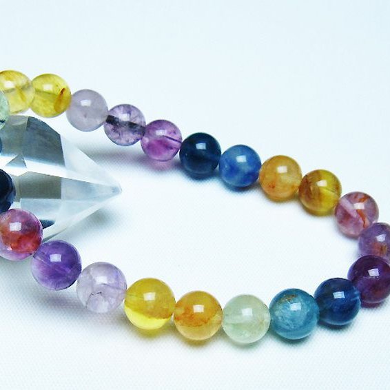 フローライト ブレスレット 8mm [t229-5480]