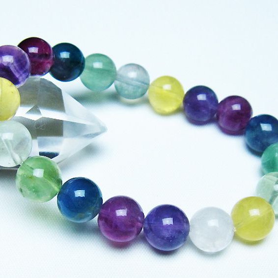 フローライト ブレスレット 10mm [t229-5509]