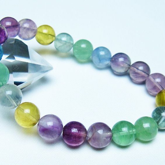 フローライト ブレスレット 10mm [t229-5510]