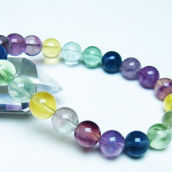 フローライト ブレスレット 10mm [t229-5514]