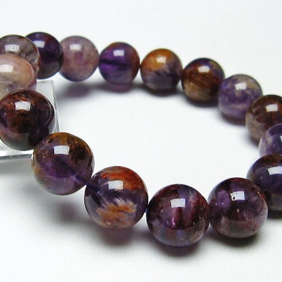 アメジストファントム ブレスレット 14mm [T231-2168]