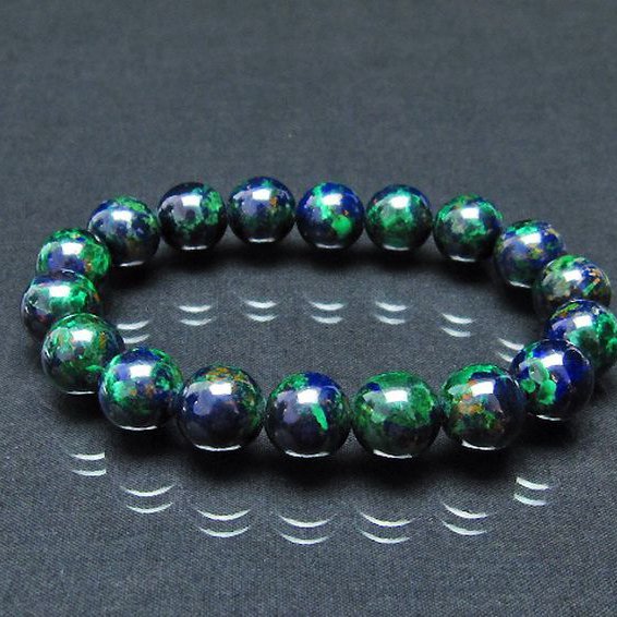 アズライト ブレスレット 12mm [T233-1621]