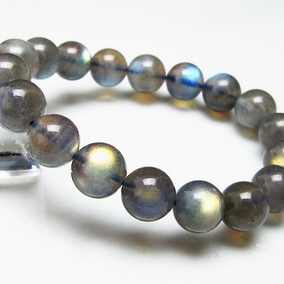 ラブラドライト ブレスレット 12mm [T234-3424]