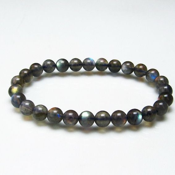 ラブラドライト ブレスレット 7mm [T234-3440]