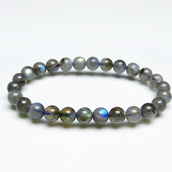ラブラドライト ブレスレット 7mm [T234-3457]