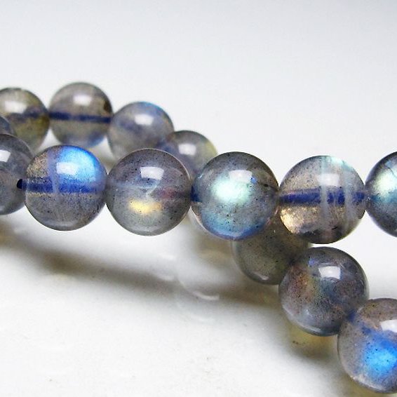 ラブラドライト ブレスレット 9mm [T234-3900]