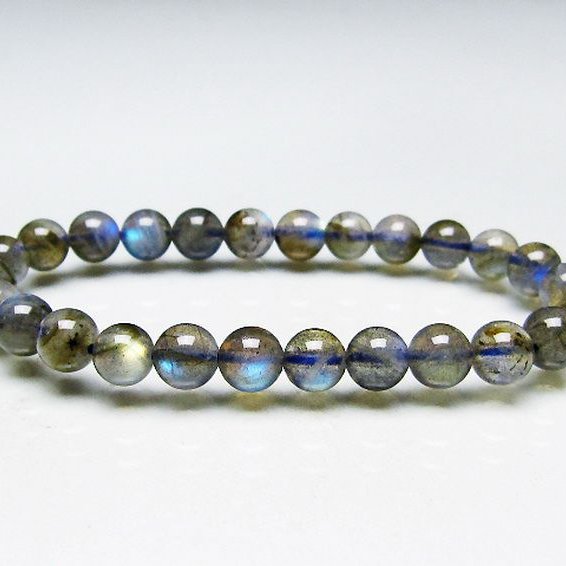 ラブラドライト ブレスレット 7mm [T234-4155]