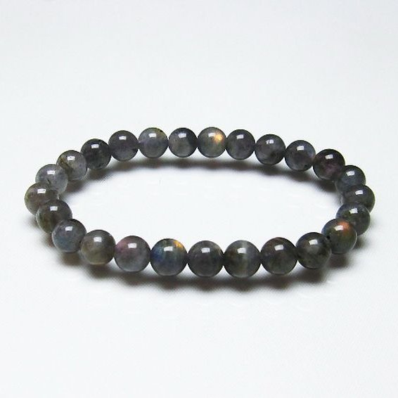 ピンクラブラドライト ブレスレット 8mm [T235-2058]