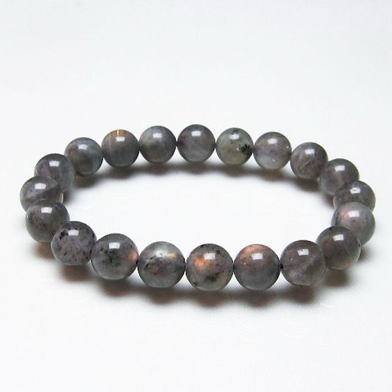 ピンクラブラドライト ブレスレット 10mm [T235-2105]