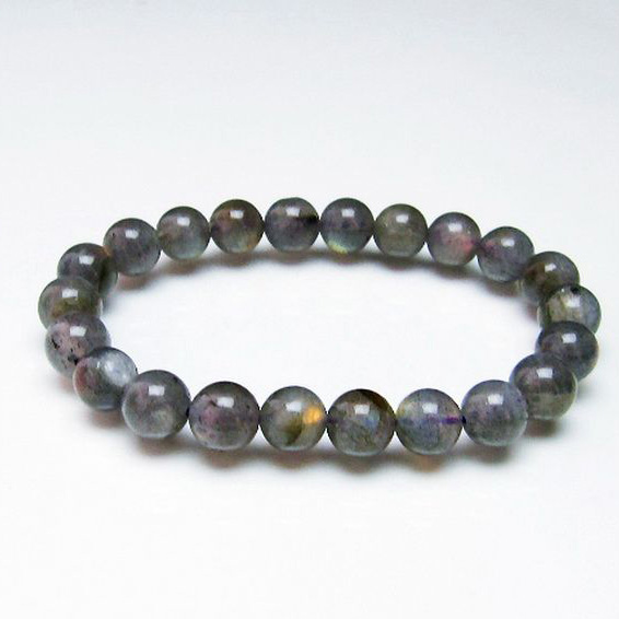 ピンクラブラドライト  ブレスレット 9mm [T235-2317]